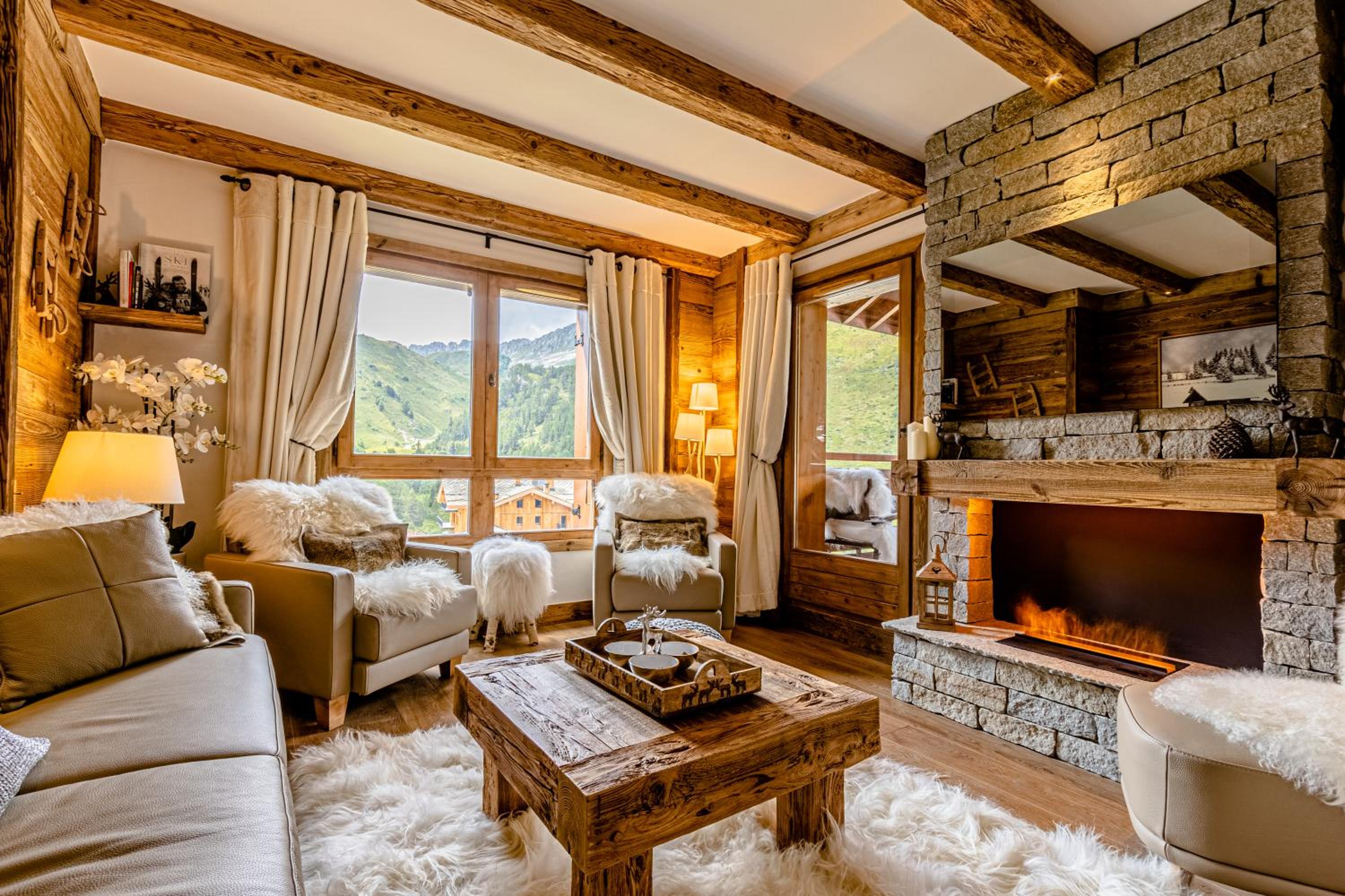 Hotel Arc 1950, Ambiance Chalet Luxe 5/7pers Dans Residence 5 Skis Aux Pieds Avec Spa