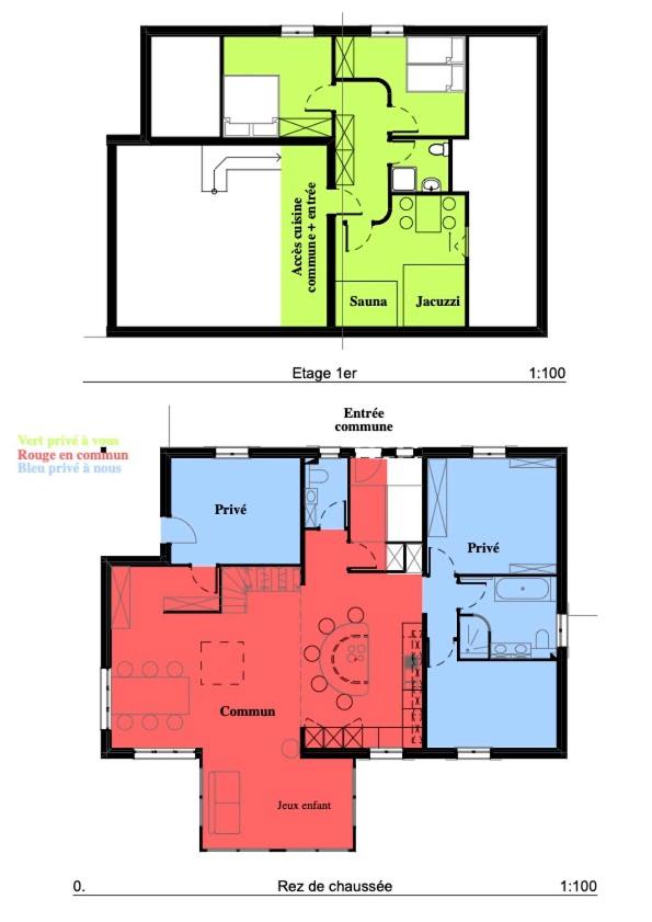 Hotel Logement chez l'habitant étage indépendant