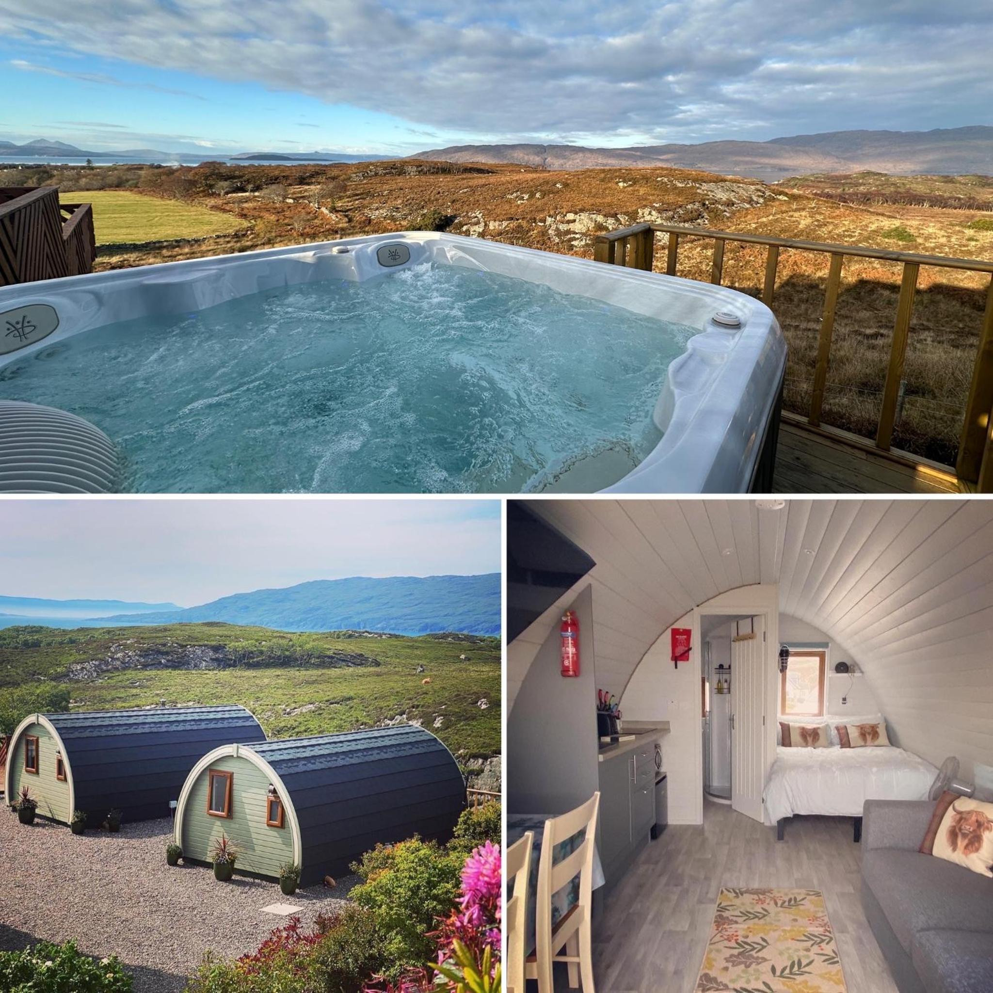 Hotel Duirinish Pods With Private Hot Tubes