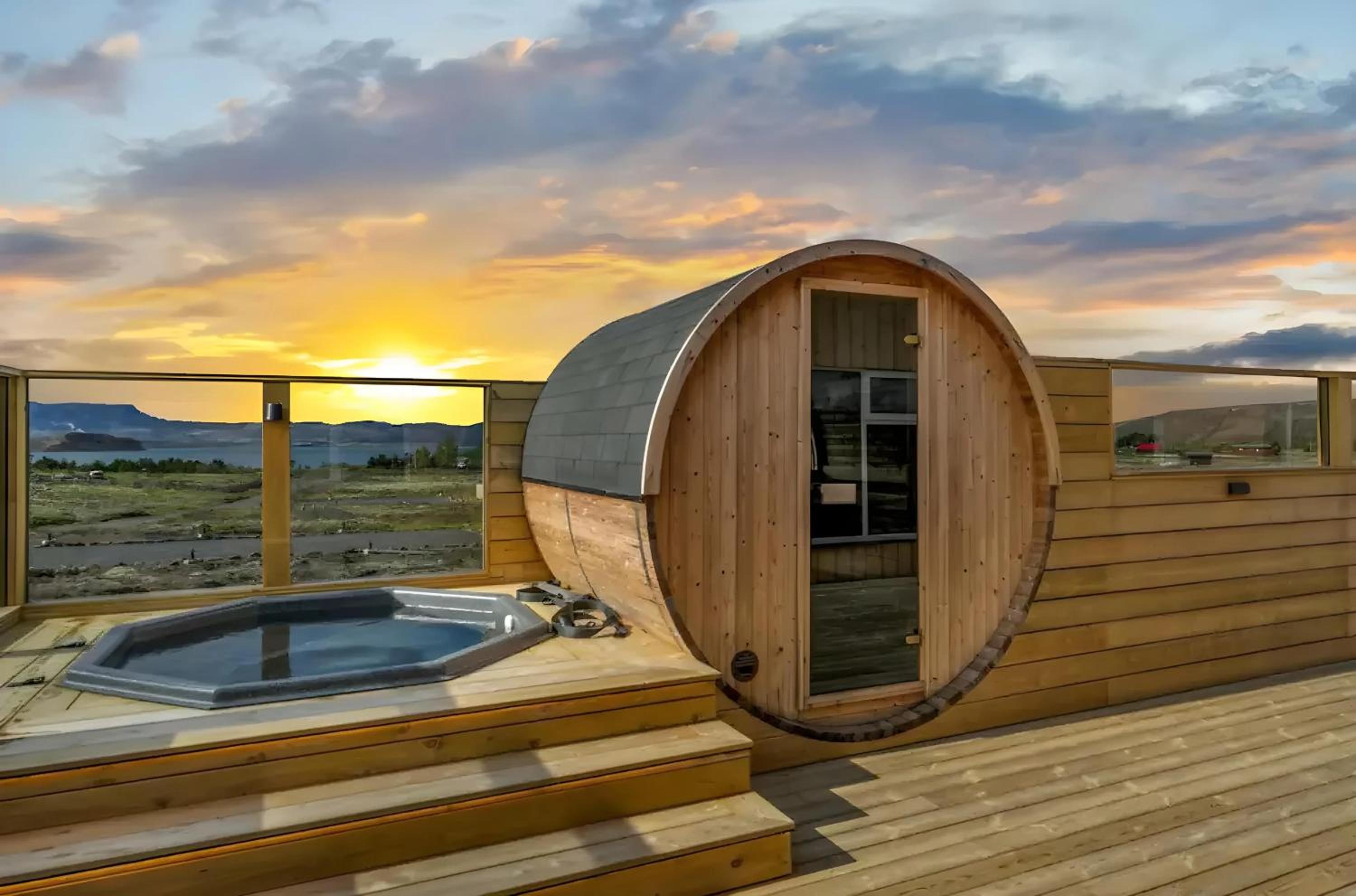 Hotel Relaxing Cabin With Hot Tub And Sauna I Serene Retreat