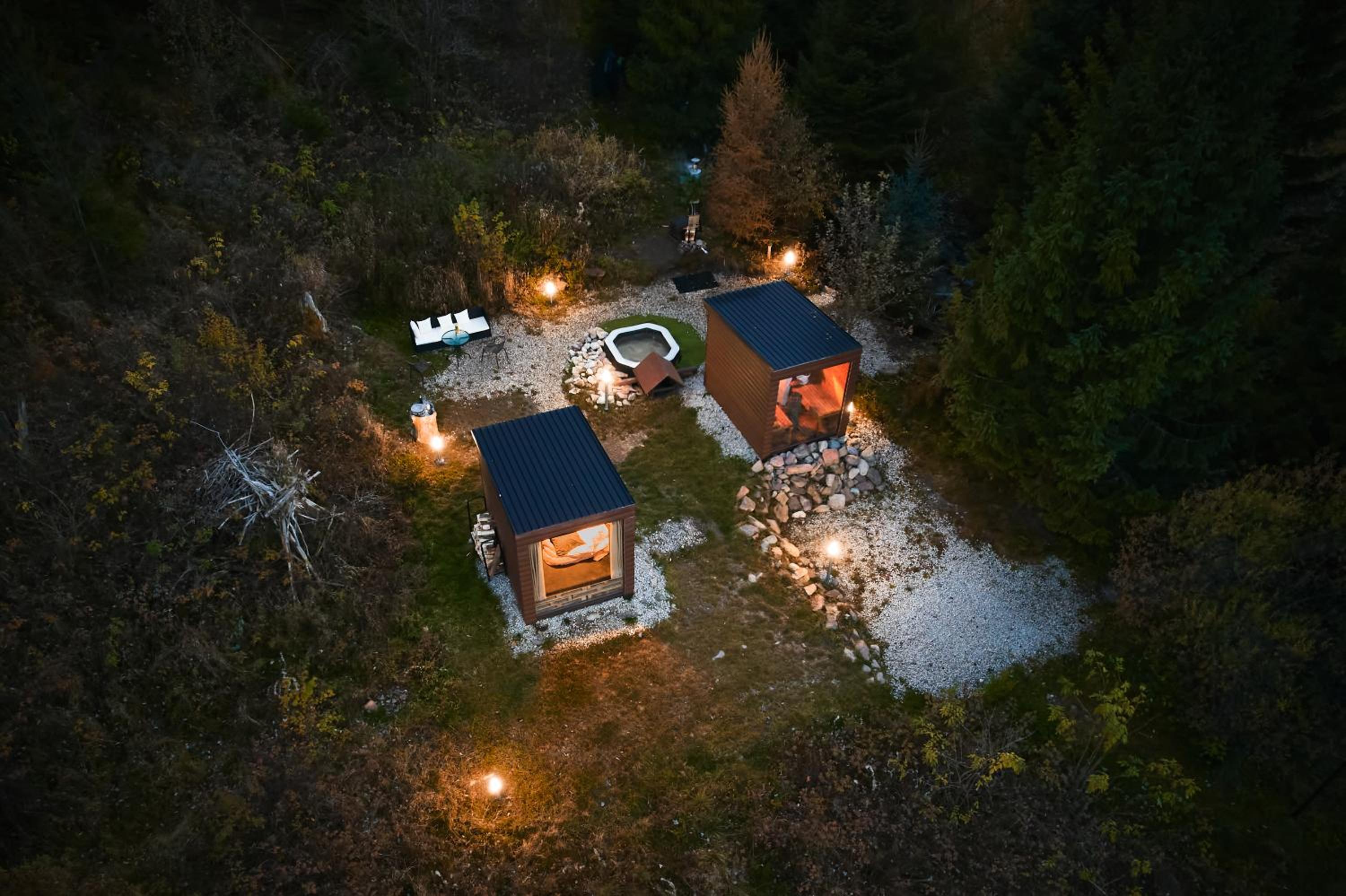 Hotel Skandinavske Domceky-lesna Sauna A Ubytovanie