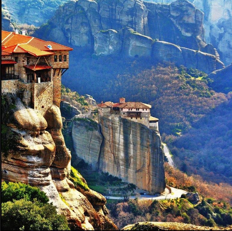 Hotel 4-seasons Pool Villa Near Meteora