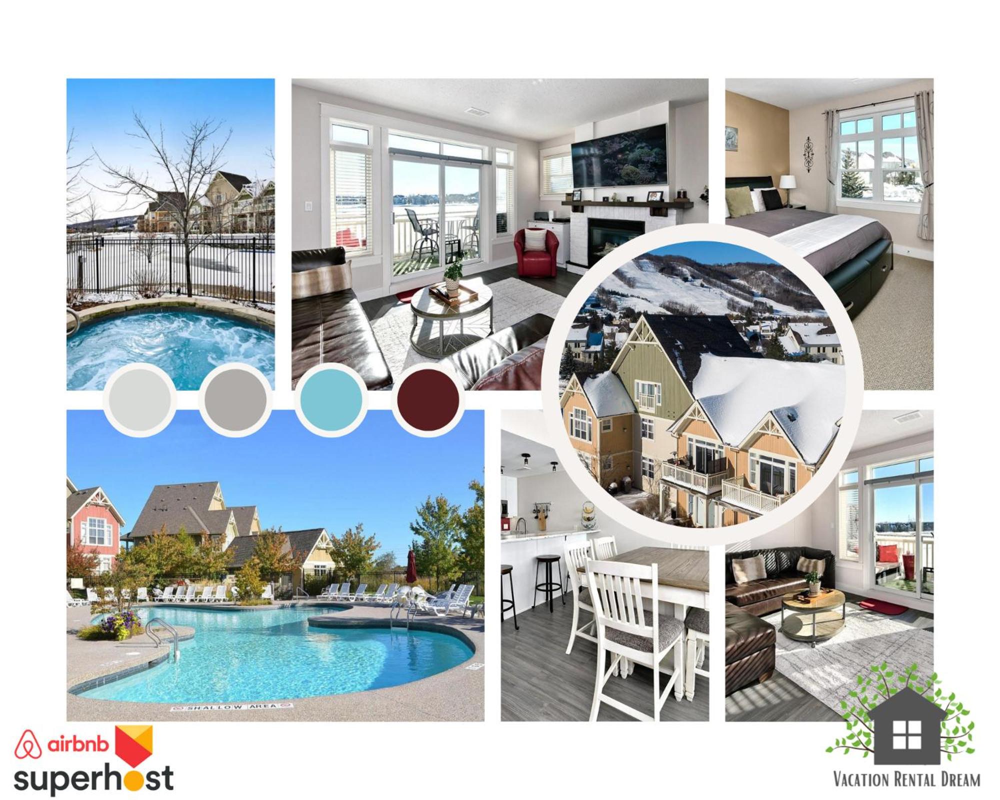 Hotel Perfect 2 Bdrm Blue Mountains With Great Location, Pool, Hot Tub